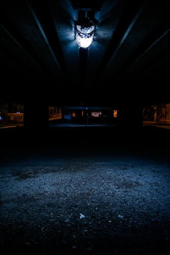 Bridge underpass